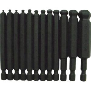 ボンダス BONDHUS ボンダス BHX12 ボールポイント パワービット インチ セット12本組 5/64-1/2 BONDHUS
