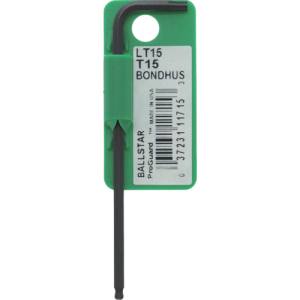 ボンダス BONDHUS ボンダス LT15 ボールポイント トルクス ボールスターL-レンチ T15 BONDHUS