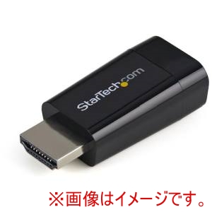 StarTech StarTech HD2VGAMICRO ディスプレイアダプター/HDMI - VGA/1080p/小型/オーディオなし