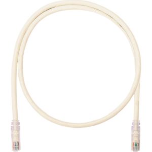 パンドウイット PANDUIT パンドウイット UTP6AX1M カテゴリ6A UTPパッチコード 24AWG単線 ケーブル径 Φ6.4mm 1m オフホワイト