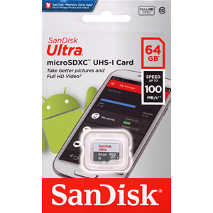 サンディスク SanDisk 並行輸入品2週間保証のみ サンディスク マイクロSDXC 64GB SDSQUNR-064G-GN3MN Class10 R=100MB/s microsdカード