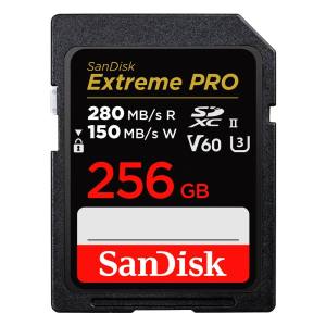 サンディスク SanDisk 並行輸入品2週間保証のみ サンディスク SDXC 256GB SDSDXEP-256G-GN4IN UHS-II Extreme PRO U3 V60