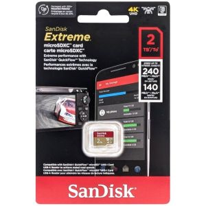 サンディスク SanDisk 並行輸入品2週間保証のみ サンディスク マイクロSDXC 2TB SDSQXAV-2T00-GN6MN Extreme Class10 UHS-I U3 V30 A2