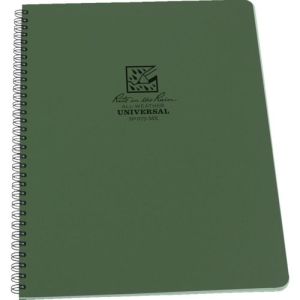 ライトインザレイン Rite in the Rain RITA 973-MX 8 1/2X11 スパイラルノートブック ユニバーサル グリーン ライトインザレイン