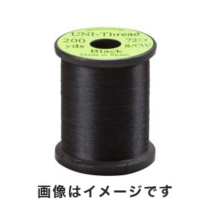 ティムコ TIEMCO ティムコ UNI 6/0 200yds. ユニスレッド ブラック TIEMCO