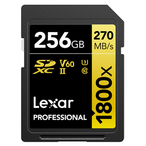 レキサー Lexar Lexar LSD1800256G-BNNNG SD(UHS-II) 256GB メーカー永久保証