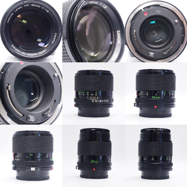  Canon 中古 New FD 85mm F1.8 Bランク 58563