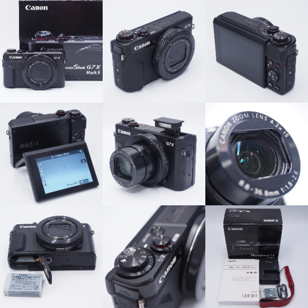  Canon 中古 PowerShot G7X MarkII 491053000524 Bランク