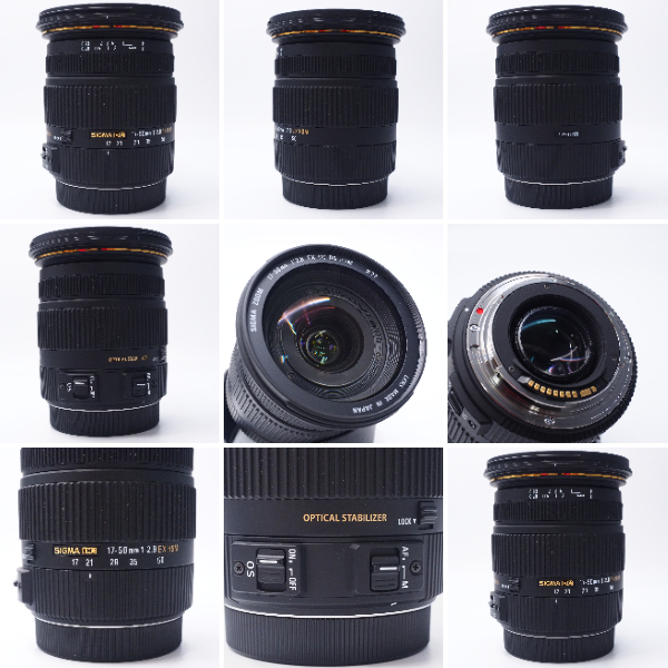  SIGMA 中古 17-50mm F2.8 EX DC OS EFマウント 16027182 Aランク