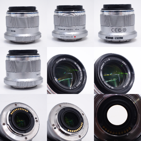  OLYMPUS 中古 M.ZUIKO DIGITAL 45mm F1.8  ABM242750 Cランク
