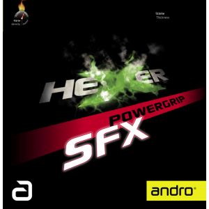 アンドロ andro アンドロ andro 裏ソフトラバー ヘキサーパワーグリップ エスエフエックス レッド RD 1.7mm 112295
