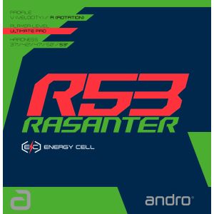アンドロ andro アンドロ andro テンションラバー ラザンター アール53 レッド RD ULTRA 112292