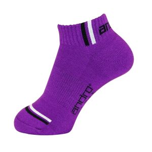 アンドロ andro アンドロ andro 卓球ソックス ターナ カラーソックス2 パープル 25.0-27.5cm 362074
