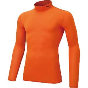 プーマ PUMA プーマ コンプレッション ジュニア モックネック L 160 ゴールデンポピー ブラック 656332