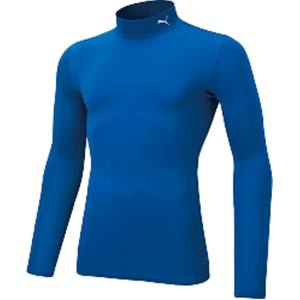 プーマ PUMA プーマ コンプレッション モックネック LS シャツ 3XL チームローヤル ホワイト 656331