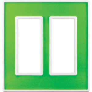 スガツネ工業 スガツネ工業 PXP-FW02-AG 210032227 スイッチプレート コンセントプレート 2連