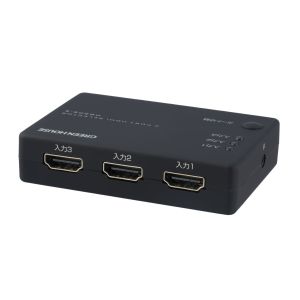 グリーンハウス GreenHouse グリーンハウス GH-HSWL3-BK 4K/60hz 対応3ポートHDMIセレクタ