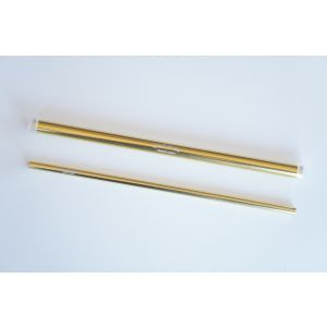 関川鋼販 SEKIKAWA 関川鋼販 アルミ ストローケース & ストローセット マーメイドイエロー 20本入 φ10x204