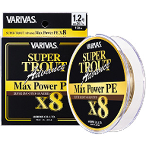 バリバス　VARIVAS バリバス スーパートラウト アドバンス マックスパワーPE X8 150M 1号 VARIVAS