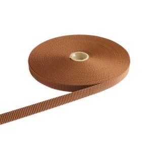 日本紐釦貿易 Nippon Chuko NBK パイレンバンド ポリプロピレン製 巾10mmx10m巻 茶 PM10-10-11 日本紐釦貿易