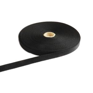 日本紐釦貿易 Nippon Chuko NBK パイレンバンド ポリプロピレン製 巾10mmx10m巻 黒 PM10-10-19 日本紐釦貿易