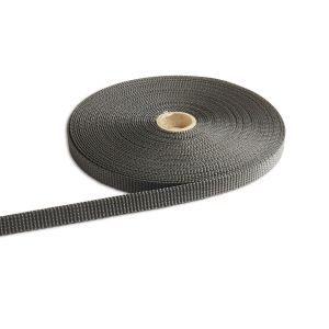 日本紐釦貿易 Nippon Chuko NBK パイレンバンド ポリプロピレン製 巾10mmx10m巻 ダークグレー PM10-10-20 日本紐釦貿易