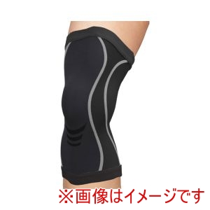 丸光産業 丸光産業 531684 132505 皮膚感覚ひざサポーターDX M ブラック×グレー