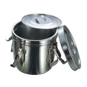三宝産業 YUKIWA UK 18-8 ダブル汁食缶 フック付 10L 両手付 ユキワ 三宝産業 YUKIWA メーカー直送 代引不可 北海道沖縄離島不可