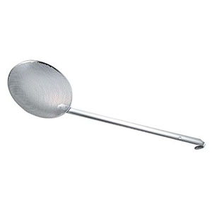 三宝産業 YUKIWA UK エコクリーン 18-8 パンチング 丸カス揚 17cm 板ハンドル ユキワ 三宝産業 YUKIWA
