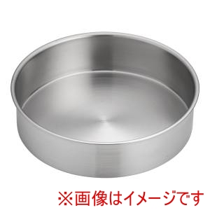 遠藤商事 TKG TKG SA 18-8 総絞り チーズケーキ用 デコ共底 浅型 21cm WDK01021 遠藤商事