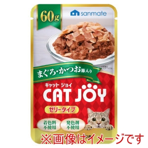 サンメイト サンメイト CATJOYパウチ まぐろ かつお節 60g