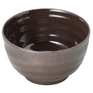 マイン MIN マイン メラミンウェア 茶 飯器 大 M11-578