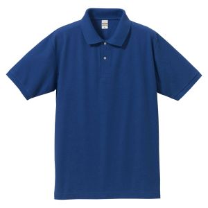 キャブ CAB ユナイテッドアスレ 5.3oz ポロシャツ CVC ロイヤルブルー L 85 505001 CAB