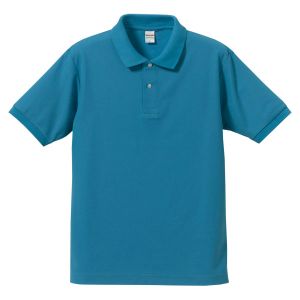 キャブ CAB ユナイテッドアスレ 5.3oz ポロシャツ CVC ターコイズブルー XS 538 505001 CAB