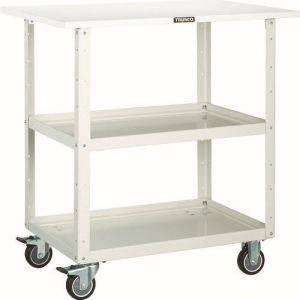 トラスコ TRUSCO トラスコ EGW-962TU-W イーグルワゴン 600X400 天板付 ウレタン車輪 W色 TRUSCO メーカー直送 代引不可