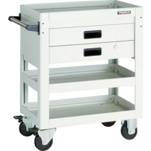 トラスコ TRUSCO トラスコ DLWS-773X-W ツールワゴン ドルフィン 750X500 2段引出 W色 TRUSCO メーカー直送 代引不可