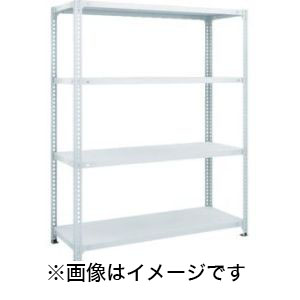 トラスコ TRUSCO トラスコ SBL-5634-W セミボルトレス軽量棚 W1800XD300XH1500 4段 W色 TRUSCO メーカー直送 代引不可