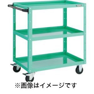 トラスコ TRUSCO トラスコ EGW-793-YG イーグルワゴン 900X600XH740 3段 YG色 TRUSCO メーカー直送 代引不可