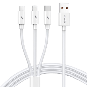 あきばお～ iphone TypeC microUSB マルチ充電ケーブル