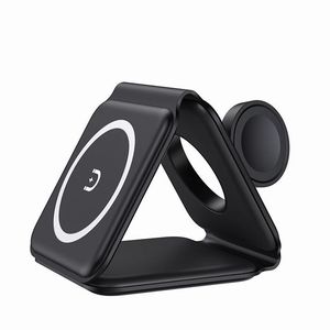 あきばお～ 3in1 QI マルチ充電パッド ブラック