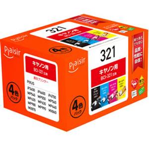 プレジール Plaisir プレジール PLE-CB3214P インクタンク 4色マルチパック 汎用品 Plaisir