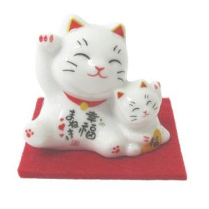 ファースト・アロー FIRSTARROW 303-206 陶器 親子招き猫