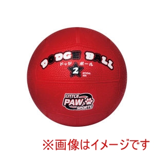 レザックス LEZAX LITTLEPAWSPORTS LITTLEPAWSPORTS LPFS-5767 IPS L/P ゴム ドッチボール 赤 レザックス