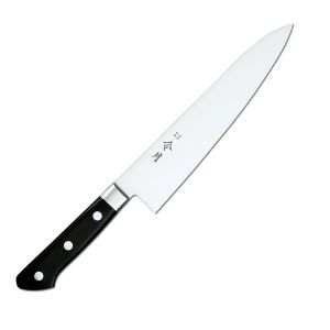富士カトラリー 藤次郎 令月 口金付 モリブデン特殊鋼 包丁 牛刀 両刃 210mm FC-1046