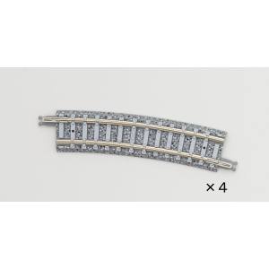 トミーテック TOMIX TOMIX 1194 カーブPCレール C280-15-PC F 4本セット トミックス