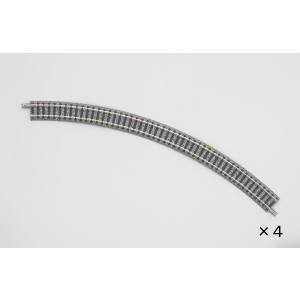トミーテック TOMIX TOMIX 1852 カーブレール C317-45 F 4本セット トミックス