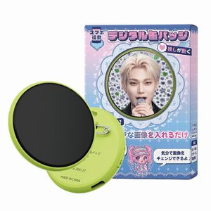 慶洋エンジニアリング(KEIYO) AN-S173(GR) デジタル缶バッジ 1.8インチ タッチスクリーン 360×360pix Bluetooth