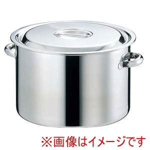 江部松商事 EBM EBM 18-8 半寸胴鍋 目盛付 45cm 手付 江部松商事