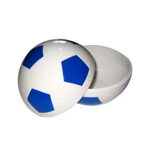 江部松商事 EBM EBM お子様ランチ皿 サッカーボール 小 仕切なし YB-SRSB ブルー 江部松商事