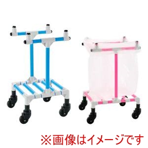 江部松商事 EBM EBM イレクター ゴミカート ゴミ箱台車 45L クリームグレー CGR 江部松商事